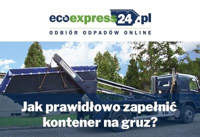 Jak prawidłowo zapełnić kontener na gruz?